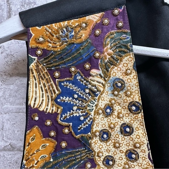 BALI Rama design beaded colorful vest large retro 20s‎ - Picture 2 of 7